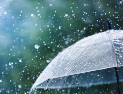 Sore Jelang Malam Gerimis Basahi Sebagian Jakarta